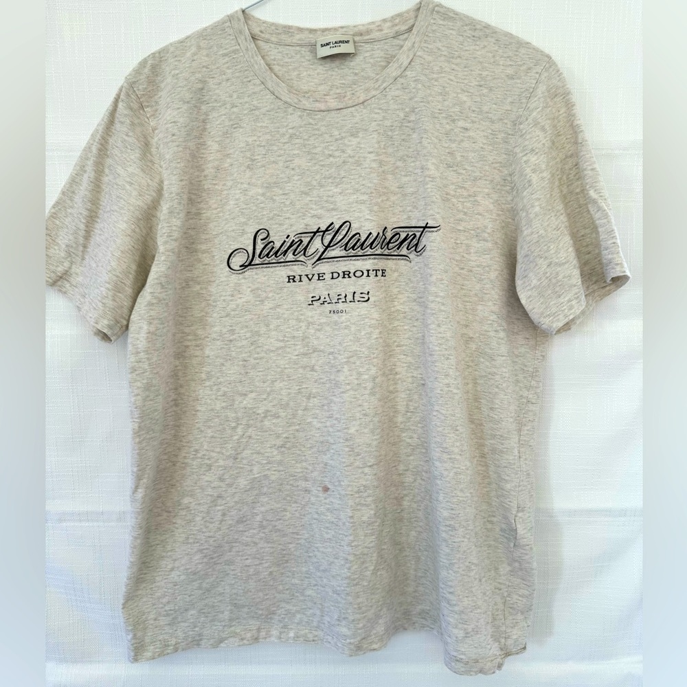 Saint Laurent Rive Droite Paris T shirt size Xl